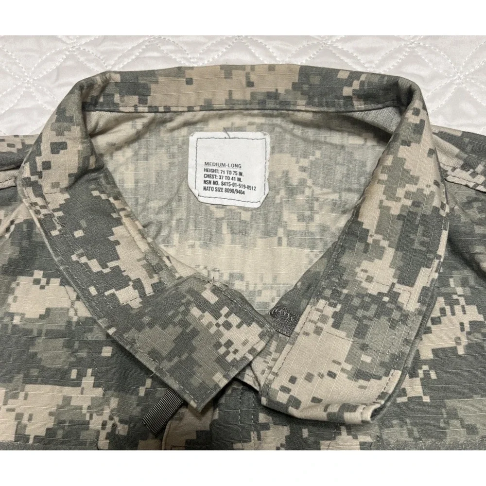 US Army Jackets 3 Sz ML Green Digi Cam Camo Combat Coat Uniform Military Ripstop